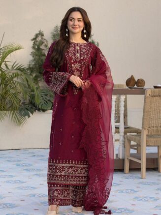 Zara Shahjahan Summer Lawn Collection 2026 – 3PC Embroidered Suit